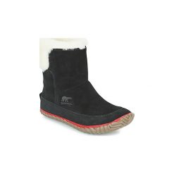 Śniegowce Sorel OUT N ABOUT™ BOOTIE. Czarne śniegowce damskie Sorel, bez zapięcia. W wyprzedaży za 399,99 zł.