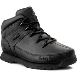 Trekkingi Timberland Euro Sprint A13KB. Czarne buty trekkingowe damskie Timberland, bez obcasa, bez zapięcia. W wyprzedaży za 269,00 zł.