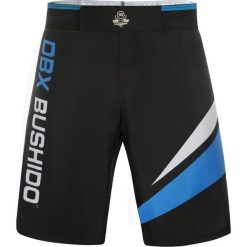 Spodenki DBX BUSHIDO S4 (rozmiar L) Czarno-niebieski. Niebieskie spodenki sportowe męskie DBX BUSHIDO, s, bez wzorów, z materiału, sportowe, na fitness i siłownię. Za 96,99 zł.