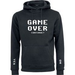 Mister Tee Ladies Game Over Hoody Bluza z kapturem czarny. Czarne bluzy damskie marki Mister Tee, l, bez wzorów, bez rękawów, z kapturem. Za 199,90 zł.