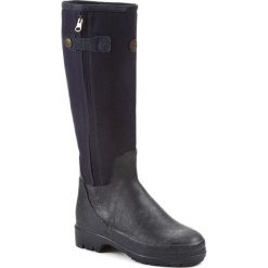Buty zimowe damskie: Kalosze LE CHAMEAU – Zena Fe BCB1849 Chevron Marine Chevron Marine