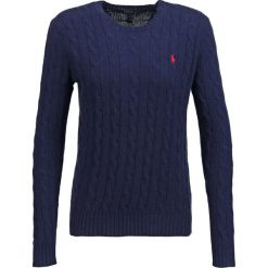 Polo Ralph Lauren JULIANNA Sweter hunter navy. Niebieskie swetry klasyczne damskie marki Polo Ralph Lauren, l, z wełny. Za 539,00 zł.