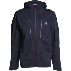 Salomon OUTSPEED Kurtka hardshell graphite/night sky. Szare kurtki trekkingowe męskie Salomon, m, z hardshellu. W wyprzedaży za 589,50 zł.