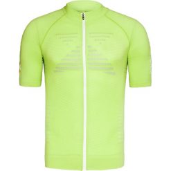 Koszulka X-Bionic BIKING EFFECTOR POWERSHIRT Zielony. Zielone koszulki męskie X BIONIC, w paski, bez rękawów. W wyprzedaży za 520,00 zł.