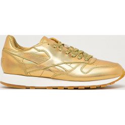 Reebok Classic - Buty FX7194 x Wonder Woman. Żółte buty sportowe damskie Reebok Classic, bez wzorów, ze skóry, sportowe, reebok classic. Za 379,90 zł.