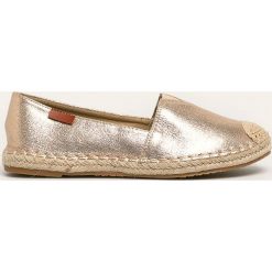 Answear - Espadryle Moda. Żółte espadryle damskie ANSWEAR, bez wzorów, z gumy, bez obcasa, na obcasie. W wyprzedaży za 74,90 zł.