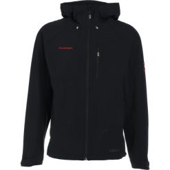 Kurtki sportowe męskie: Mammut RUNBOLD TRAIL HOODED Kurtka Softshell black