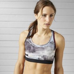 Biustonosze sportowe: Reebok Biustonosz Spartan Race Sports W fioletowy r. M (BK1220)