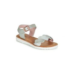 Sandały Dziecko Kickers BETH. Szare sandały dziewczęce marki Kickers, bez zapięcia. Za 199,00 zł.