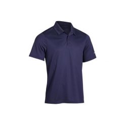 Koszulka polo tenisowa Dry100 męska. Niebieskie koszulki męskie ARTENGO, xl, bez wzorów, z poliesteru, bez rękawów. Za 19,99 zł.