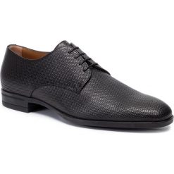 Półbuty BOSS - Kensington 50398145 10201737 01 Black 001. Czarne buty wizytowe męskie Boss, ze skóry, bez zapięcia. Za 1189,00 zł.