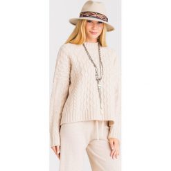 SWETER ORIGANO Weekend Max Mara. Brązowe swetry damskie Weekend Max Mara, xs, bez wzorów, z wełny, bez rękawów, bez kaptura. Za 725,40 zł.