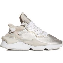 Buty Y-3 KAIWA. Szare buty sportowe damskie Y-3, bez wzorów, z gumy, sportowe. Za 1429,00 zł.