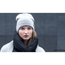 Ciepła wełniana czapka Nox Cap. Szare czapki damskie marki Pakamera, z wełny. Za 209,00 zł.