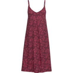 Sukienka shirtowa z nadrukiem bonprix czerwień granatu. Czerwone sukienki z falbanami bonprix, z nadrukiem. Za 34,99 zł.