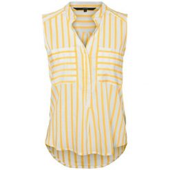 Vero Moda Damska koszulka w Stripe Erika S / L Color Śnieg White / Yarrow (rozmiar S). Białe koszulki damskie Vero Moda, na zimę, s, bez wzorów, z materiału, bez kołnierzyka, bez rękawów. W wyprzedaży za 86,00 zł.