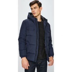 Jack & Jones - Kurtka. Niebieskie płaszcze męskie Jack & Jones, s, bez wzorów, z poliesteru, krótkie, z kapturem. W wyprzedaży za 199,90 zł.