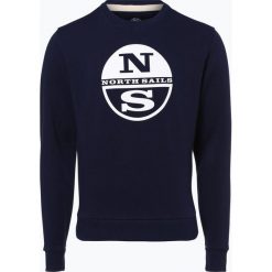 North Sails - Męska bluza nierozpinana, niebieski. Niebieskie bluzy męskie rozpinane marki North Sails, m, z nadrukiem. Za 299,95 zł.