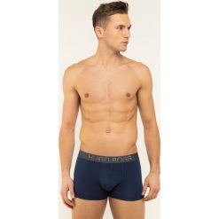 Bokserki Boss 50420588. Niebieskie bokserki męskie Boss, bez wzorów, z elastanu. Za 129,00 zł.
