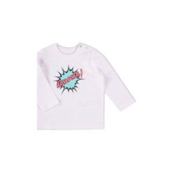Esprit Boy Bluzka z długim rękawem white - biały. Białe t-shirty chłopięce z długim rękawem Esprit, z bawełny. Za 35,00 zł.