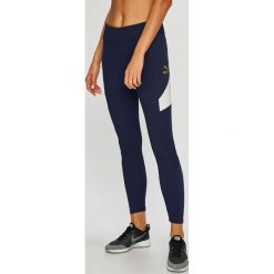 Puma - Legginsy. Niebieskie legginsy damskie marki Puma, s, z elastanu. W wyprzedaży za 159,90 zł.