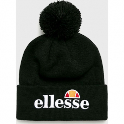 Ellesse - Czapka. Czarne czapki zimowe męskie Ellesse, z dzianiny. Za 99,90 zł.
