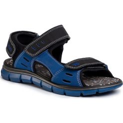 Sandały PRIMIGI - 5392633 D Nero. Niebieskie sandały chłopięce Primigi, ze skóry ekologicznej, bez zapięcia. Za 249,00 zł.