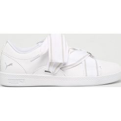 Puma - Buty Smash. Białe buty sportowe damskie Puma, bez wzorów, ze skóry, sportowe. W wyprzedaży za 219,90 zł.