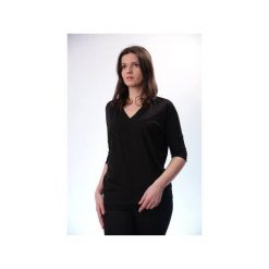 Bluzka letnia czerń. Czarne bluzki damskie Studio erer, s, bez wzorów, z jeansu, rockowe, bez kołnierzyka, bez rękawów. Za 169,00 zł.
