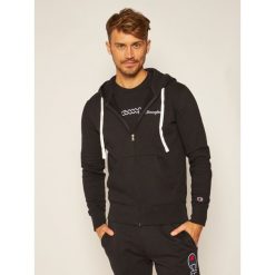 Bluza Champion Zip-Up Script Logo Fleece 214719. Niebieskie bluzy męskie Champion, s, bez wzorów, bez kołnierzyka, bez rękawów, bez kaptura. Za 339,00 zł.
