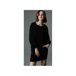 Sukienka Loose Louise - czarna. Czarne sukienki dziewczęce marki Madnezz, z aplikacjami, z elastanu, bez rękawów. Za 209,00 zł.