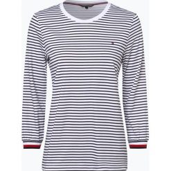 Tommy Hilfiger - Damska koszulka z długim rękawem, niebieski. Niebieskie t-shirty damskie TOMMY HILFIGER, l. Za 229,95 zł.