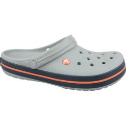 Crocs Crocband 11016-01U 48/49 Szare. Szare kapcie męskie Crocs, bez wzorów, z syntetyku. W wyprzedaży za 149,99 zł.