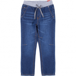 Spodnie. Niebieskie chinosy chłopięce COLLECTION JEANS BOY, z bawełny. Za 69,90 zł.