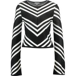 Swetry klasyczne damskie: Warehouse MONO CHEVRON Sweter black/white