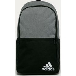 Adidas - Plecak. Szare plecaki damskie Adidas, z nadrukiem, z poliesteru. Za 79,90 zł.
