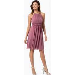 Marie Lund - Damska sukienka wieczorowa, różowy. Różowe sukienki damskie Marie Lund, bez wzorów, eleganckie, z falbankami, bez rękawów. Za 349,95 zł.