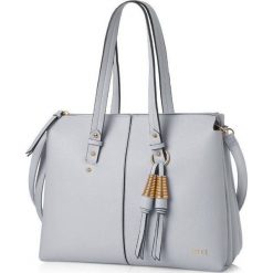 Torba damska Shopper Felice FB34 szara - Mieszcząca A4 \ Beżowy. Brązowe torby damskie na zakupy Felice, bez wzorów, bez dodatków. Za 89,99 zł.