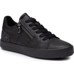 Sneakersy GEOX - D Blomiee A D946HA 0PVEW C9999 Black. Czarne półbuty damskie Geox, ze skóry ekologicznej. W wyprzedaży za 239,00 zł.
