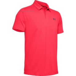 Under Armour Vanish Polo Koszulka Czerwony. Czerwone podkoszulki męskie Under Armour, xxl, bez wzorów, z poliesteru, bez rękawów. Za 326,95 zł.