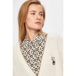 Miss Sixty - Sweter. Białe swetry damskie Miss Sixty, s, bez wzorów, z wełny, bez rękawów, długie, bez kaptura. W wyprzedaży za 519,90 zł.