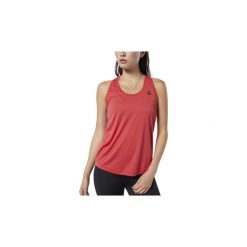 Topy na ramiączkach / T-shirty bez rękawów Reebok Sport Koszulka bez rękawów Performance Mesh. Czerwone topy damskie Reebok Sport, m, bez wzorów, z meshu, bez kołnierzyka. Za 79,95 zł.