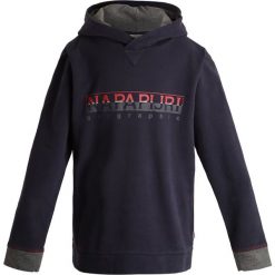 Napapijri BOYSTER HOOD Bluza blu marine. Niebieskie bluzy chłopięce Napapijri, z bawełny. W wyprzedaży za 199,20 zł.