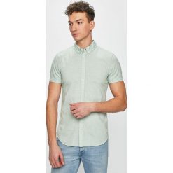 Blend - Koszula. Zielone koszule męskie Blend, s, bez wzorów, z bawełny, casualowe, button down, z krótkim rękawem. W wyprzedaży za 79,90 zł.