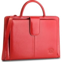 Aktówka STEFANIA - B-473/DW Czerwony. Czerwone aktówki damskie Stefania, ze skóry. Za 379,00 zł.