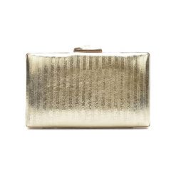 Kopertówki damskie: Kopertówka w kolorze złotym – (S)20 x (W)12 x (G)4 cm