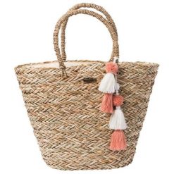 Rip Curl Torebka Damska Shorelines Straw Beachbag. Brązowe torebki klasyczne damskie Rip Curl, bez wzorów, bez dodatków. Za 265,00 zł.