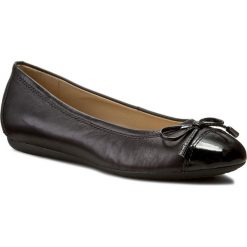 Baleriny GEOX - D Lola A D93M4A 08566 C9999 Black. Czarne baleriny damskie Geox, bez wzorów, ze skóry, klasyczne, bez obcasa, na płaskiej podeszwie. W wyprzedaży za 279,00 zł.