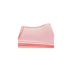Poszetka Red&White. Czerwone poszetki męskie marki Edyta kleist, w paski, z bawełny. Za 49,00 zł.