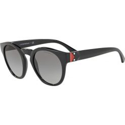 Emporio Armani - Okulary 0EA4113. Czarne okulary przeciwsłoneczne damskie marki Emporio Armani, okrągłe. Za 549,90 zł.